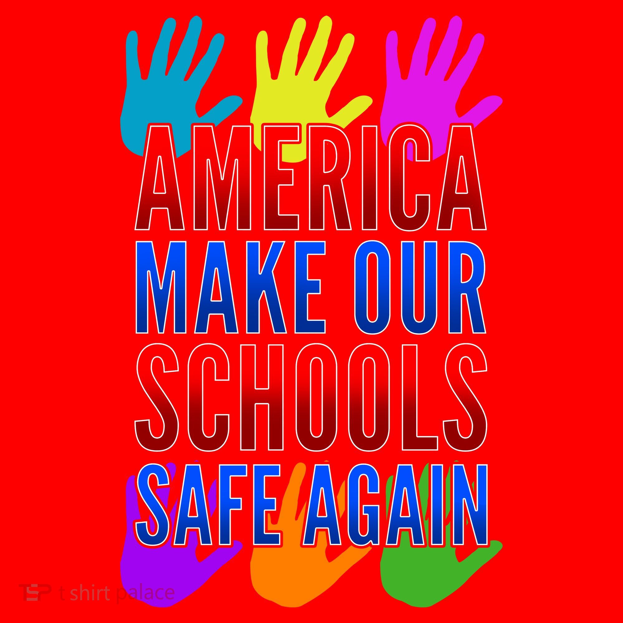 America Make Our Schools Safe Again Santa Hat