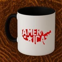 America State Map Coffee Mug thumb 2