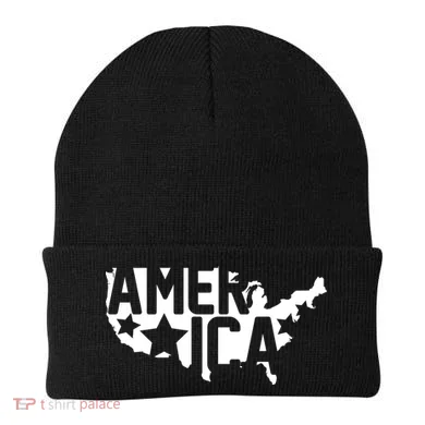 America State Map Beanie
