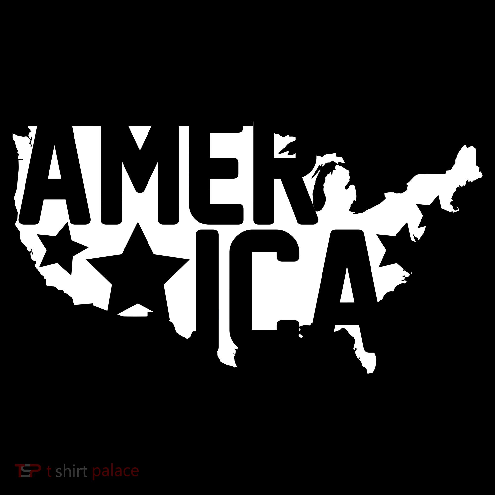 America State Map Women's Hoodie
