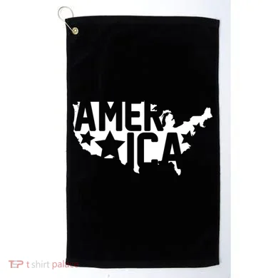 America State Map Golf Towel