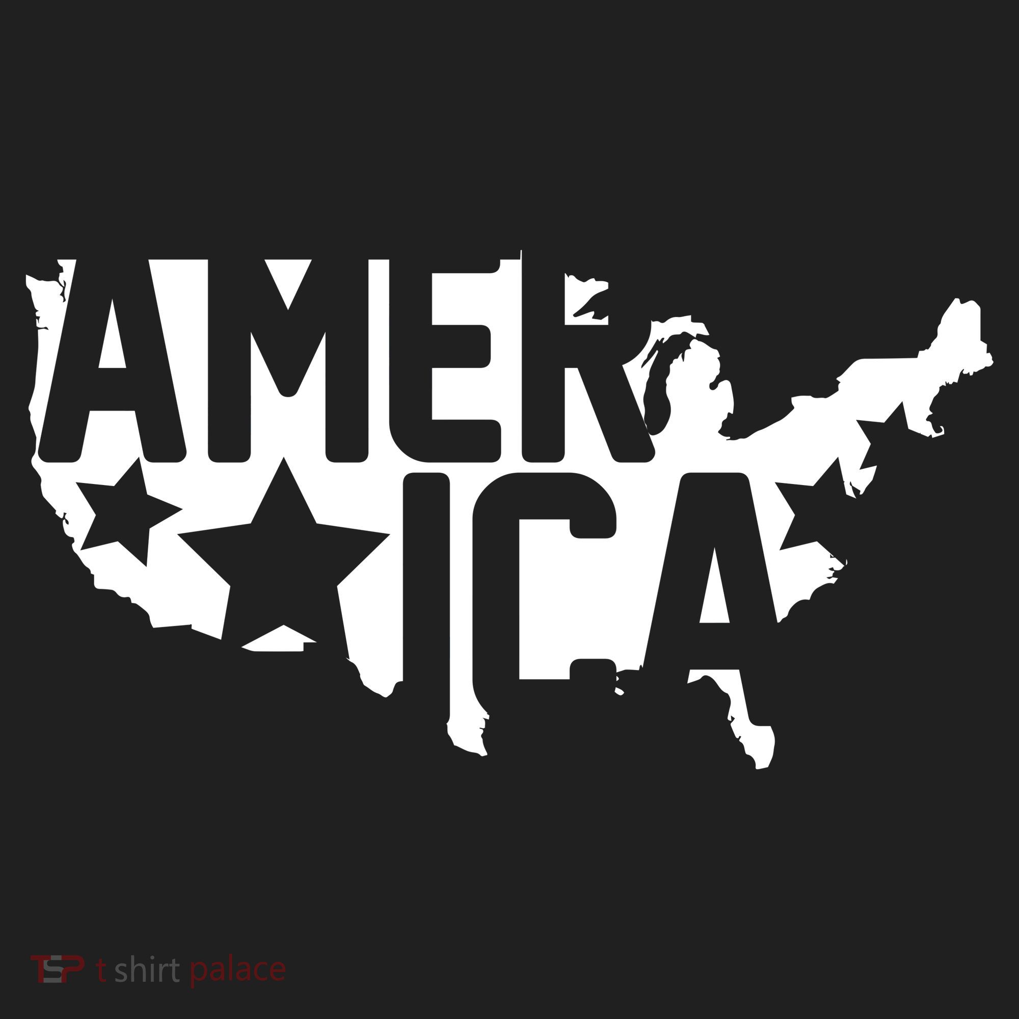 America State Map Golf Towel
