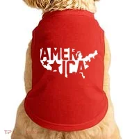 America State Map Doggie Tank thumb 0