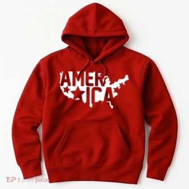 America State Map Hoodie