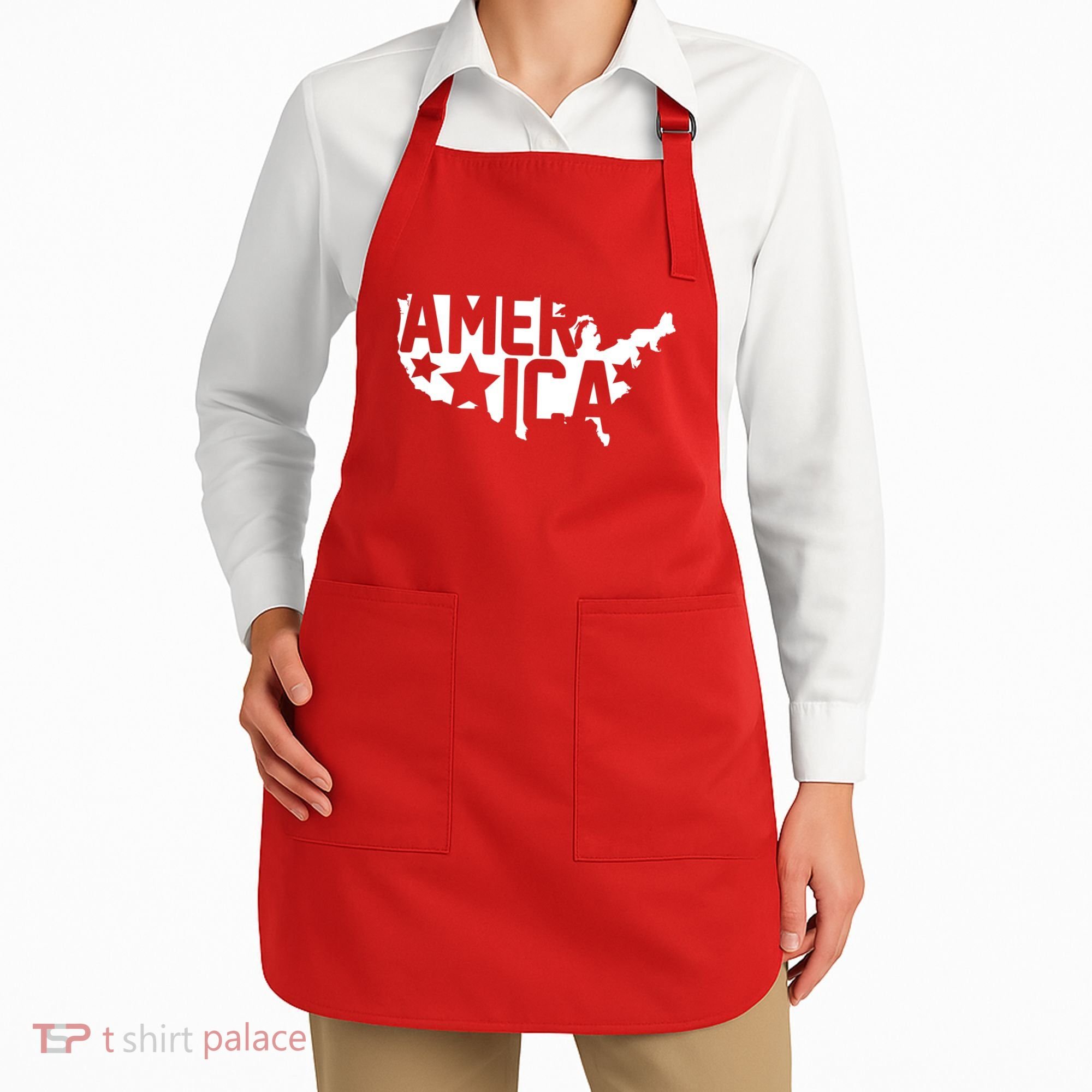 America State Map Apron