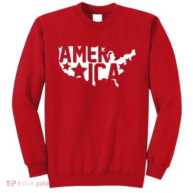 America State Map Sweatshirt
