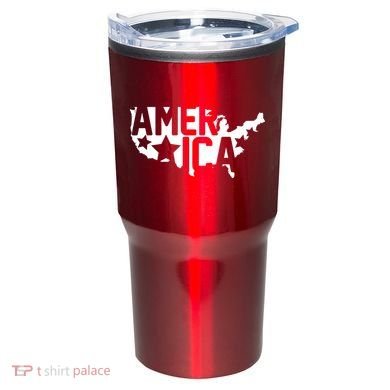 America State Map Tumbler