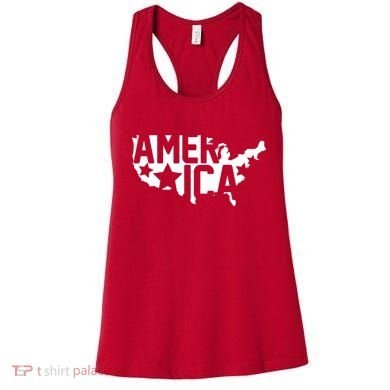 America State Map Women's Tank Top