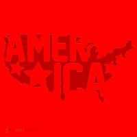 America State Map Santa Hat thumb 1