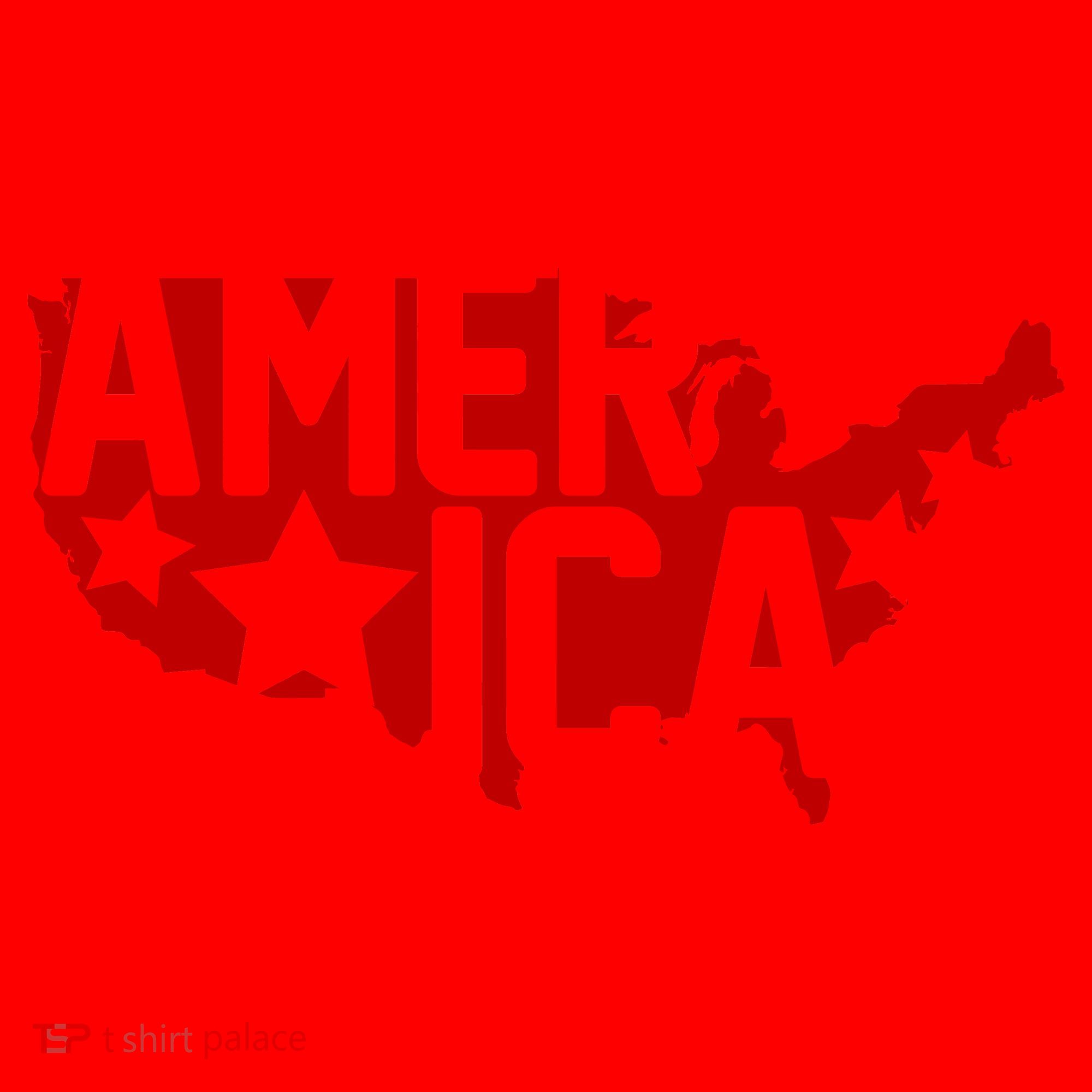 America State Map Santa Hat