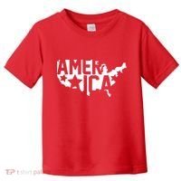 America State Map Toddler T-Shirt thumb 0