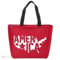 America State Map Tote Bag thumb 0