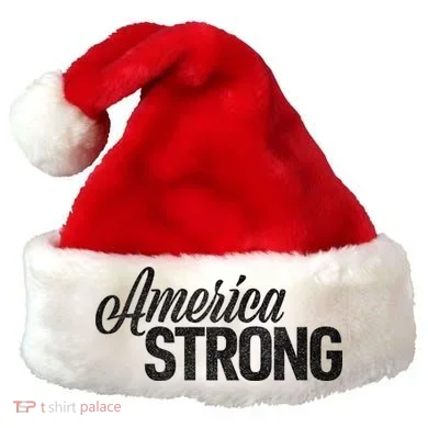America Strong Santa Hat