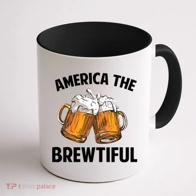 America The Brewtiful Coffee Mug back