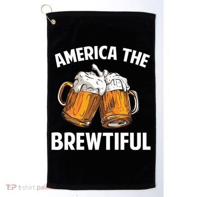 America The Brewtiful Golf Towel