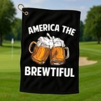 America The Brewtiful Golf Towel thumb 1