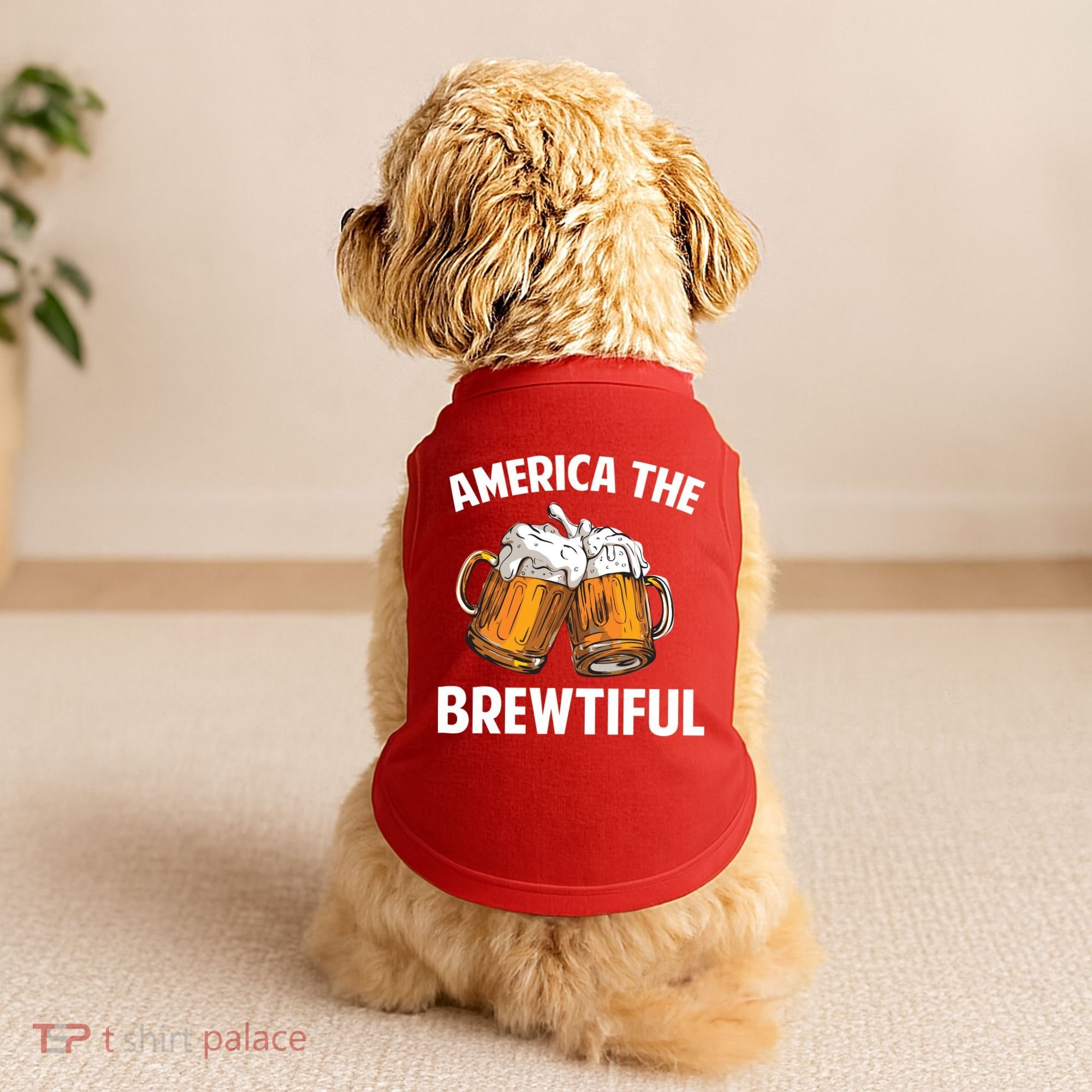America The Brewtiful Doggie Tank