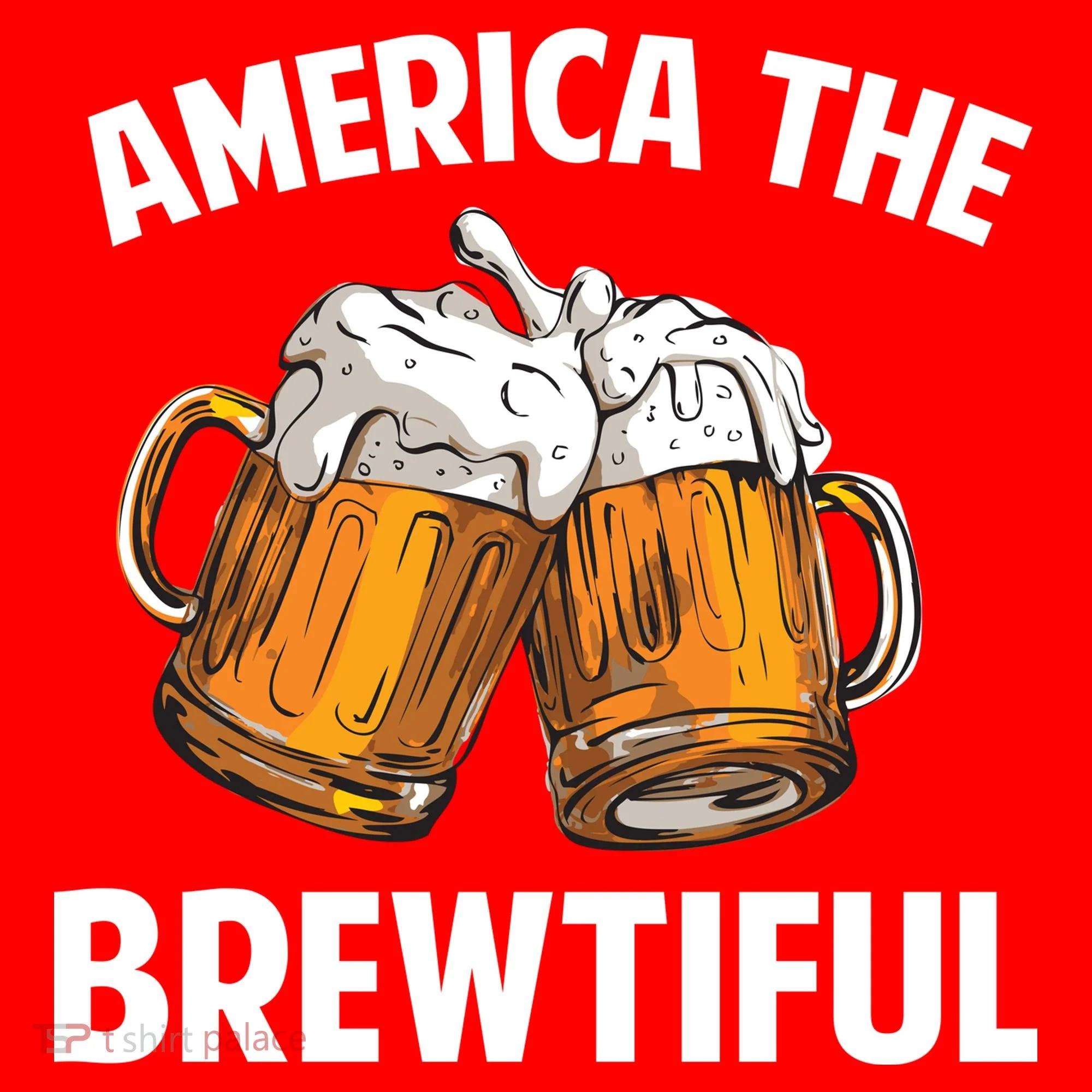 America The Brewtiful Baby Bodysuit