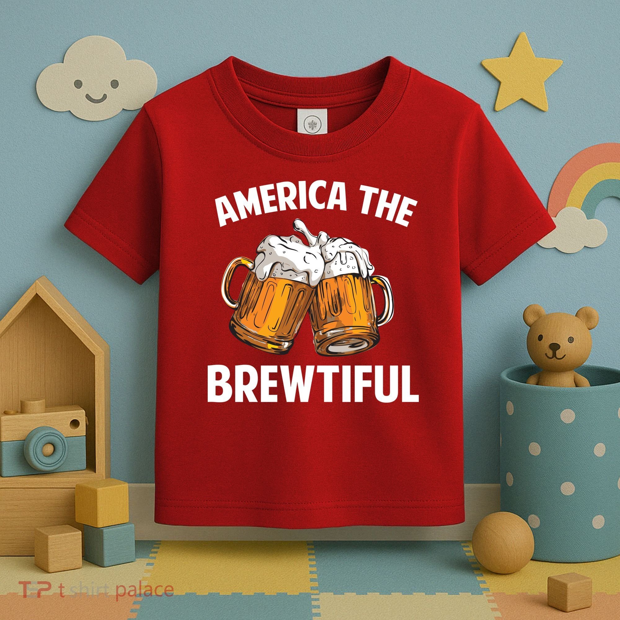 America The Brewtiful Toddler T-Shirt