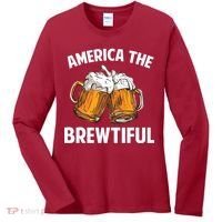 America The Brewtiful Women's Long Sleeve Shirt thumb 0