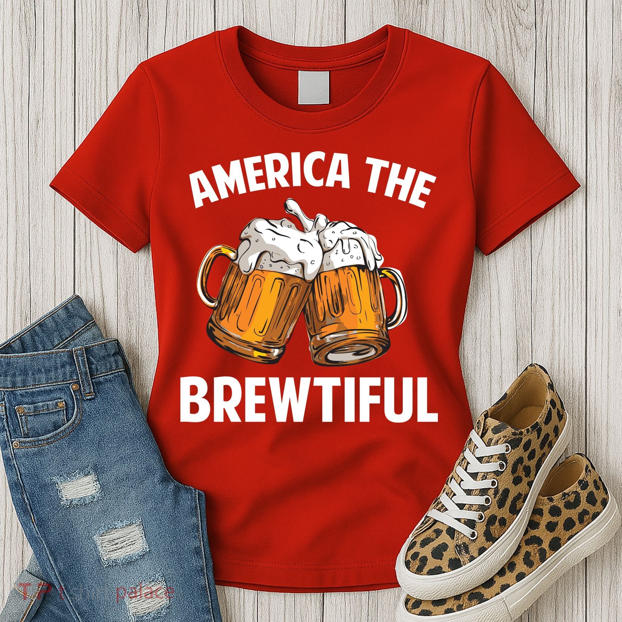 America The Brewtiful Women's T-Shirt