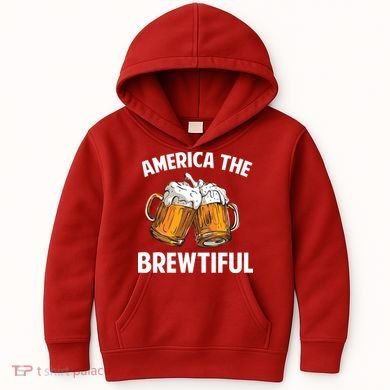 America The Brewtiful Kids Hoodie