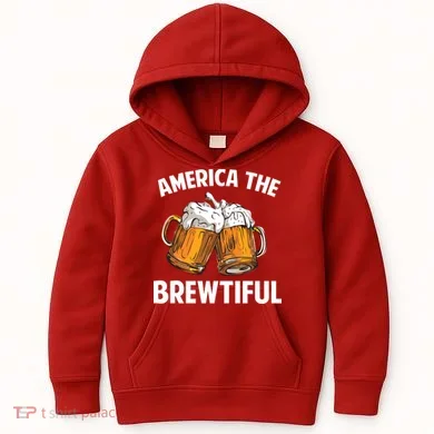 America The Brewtiful Kids Hoodie