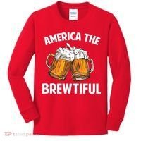 America The Brewtiful Kids Long Sleeve Shirt thumb 0