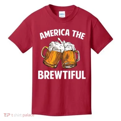 America The Brewtiful Kids T-Shirt