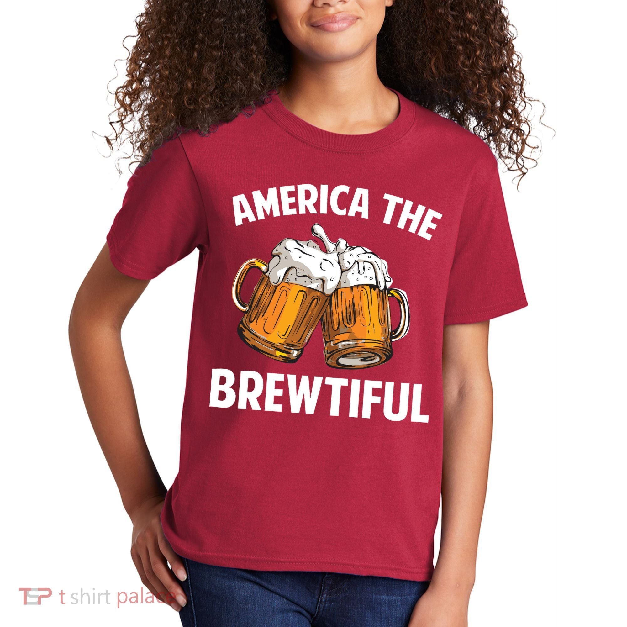 America The Brewtiful Kids T-Shirt