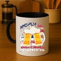 America The Brewtiful Beer USA Flag Coffee Mug thumb 4