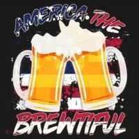 America The Brewtiful Beer USA Flag Women's Hoodie thumb 2