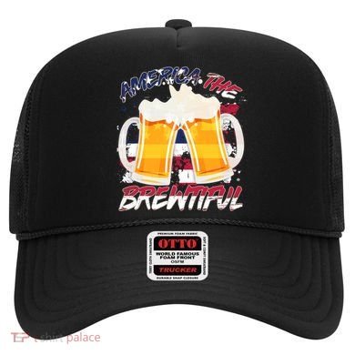 America The Brewtiful Beer USA Flag Hat