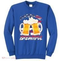 America The Brewtiful Beer USA Flag Sweatshirt thumb 0