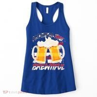 America The Brewtiful Beer USA Flag Women's Tank Top thumb 0