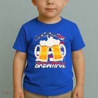 America The Brewtiful Beer USA Flag Toddler T-Shirt thumb 2