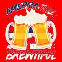 America The Brewtiful Beer USA Flag Santa Hat thumb 1