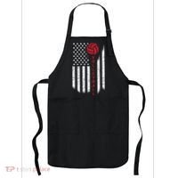 America Volleyball Flag Apron thumb 0