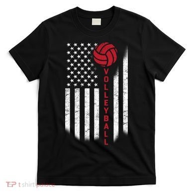 America Volleyball Flag T-Shirt