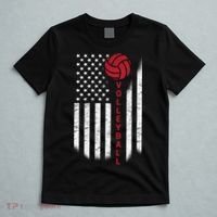 America Volleyball Flag T-Shirt thumb 5