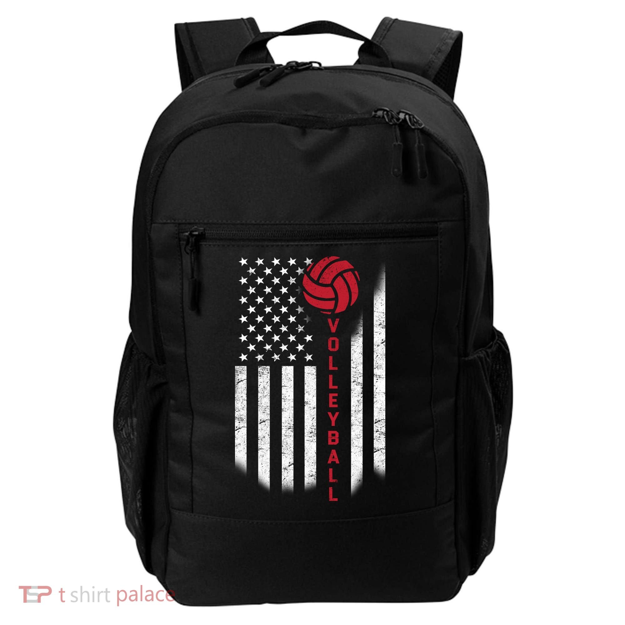 America Volleyball Flag Backpack