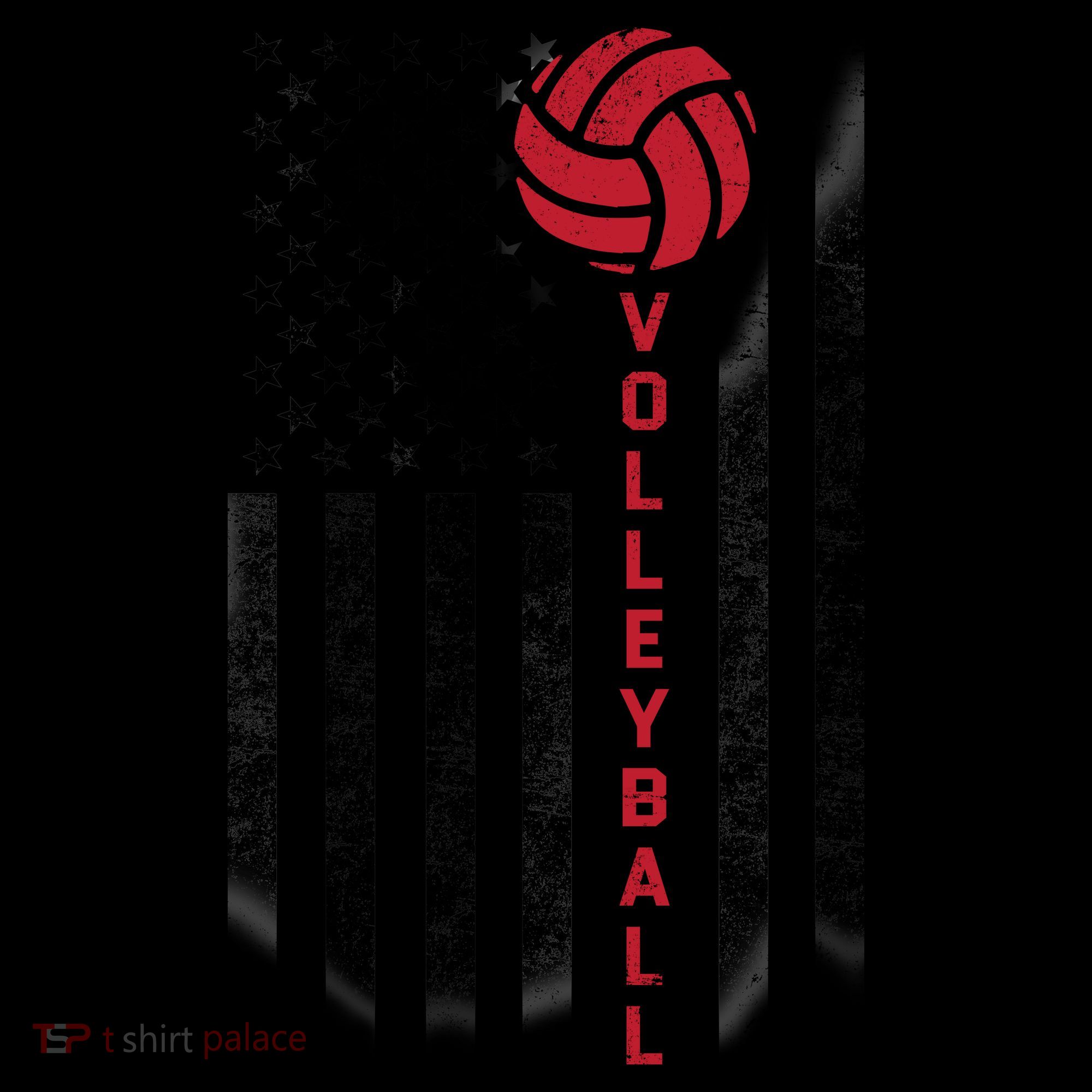 America Volleyball Flag Coffee Mug