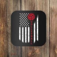 America Volleyball Flag Coaster thumb 0