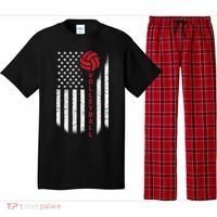 America Volleyball Flag Pajama Set thumb 0