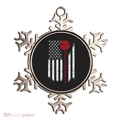 America Volleyball Flag Ornament