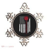 America Volleyball Flag Ornament thumb 0