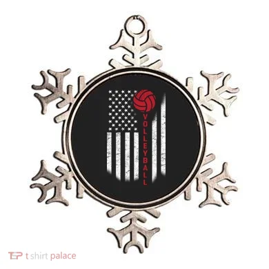 America Volleyball Flag Ornament