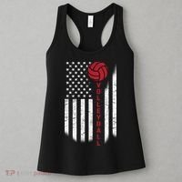 America Volleyball Flag Women's Tank Top thumb 3