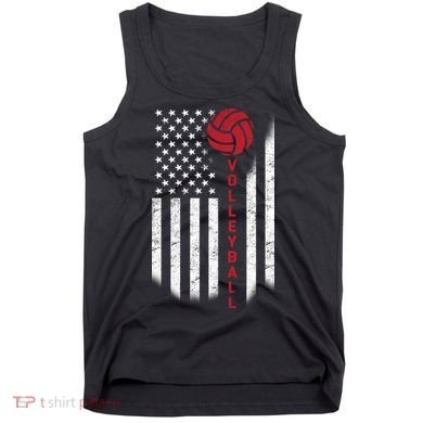 America Volleyball Flag Tank Top