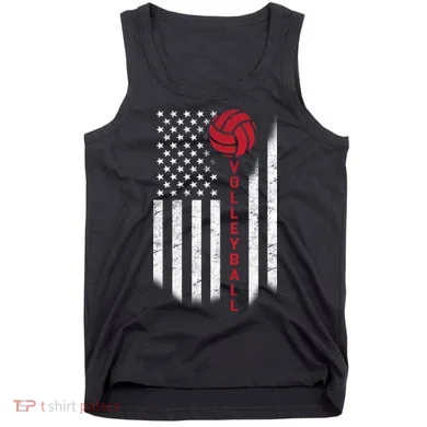 America Volleyball Flag Tank Top